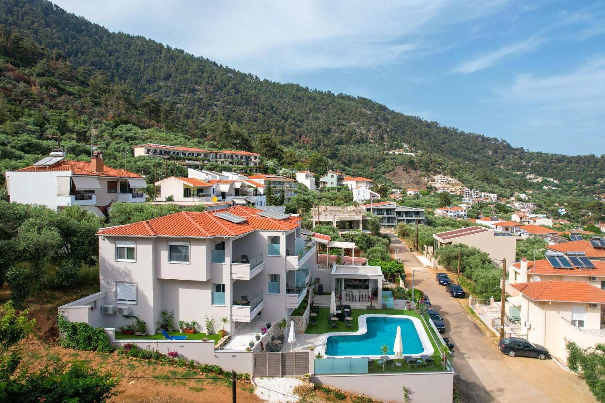Villa Finikas Thassos Golden Beach Chrisi Ammoudia Exteriör bild
