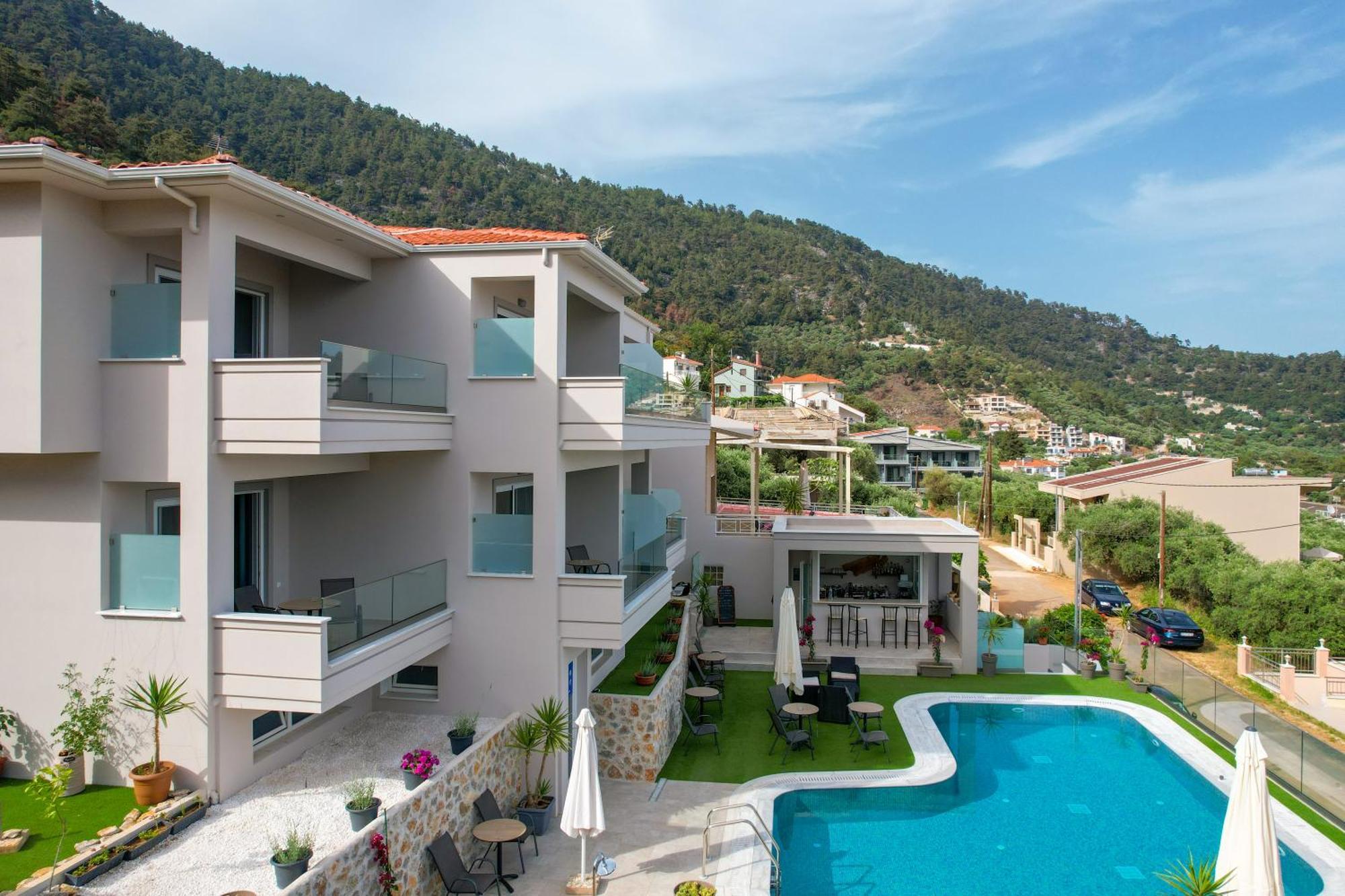Villa Finikas Thassos Golden Beach Chrisi Ammoudia Exteriör bild