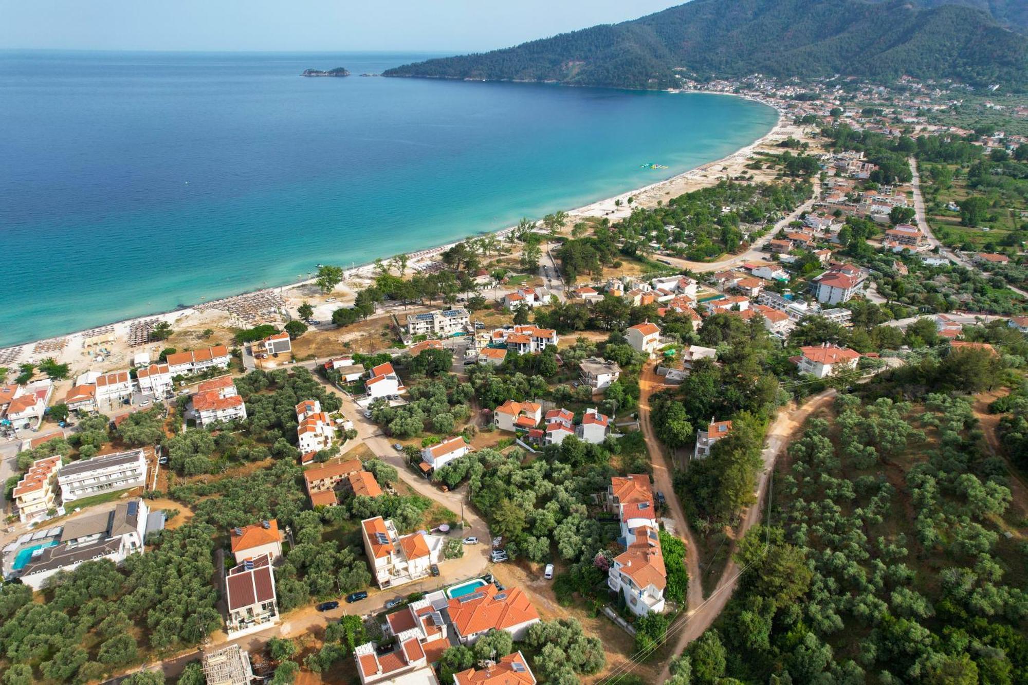 Villa Finikas Thassos Golden Beach Chrisi Ammoudia Exteriör bild