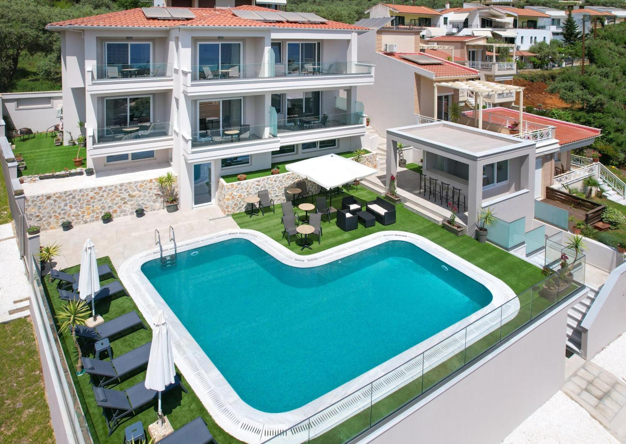 Villa Finikas Thassos Golden Beach Chrisi Ammoudia Exteriör bild