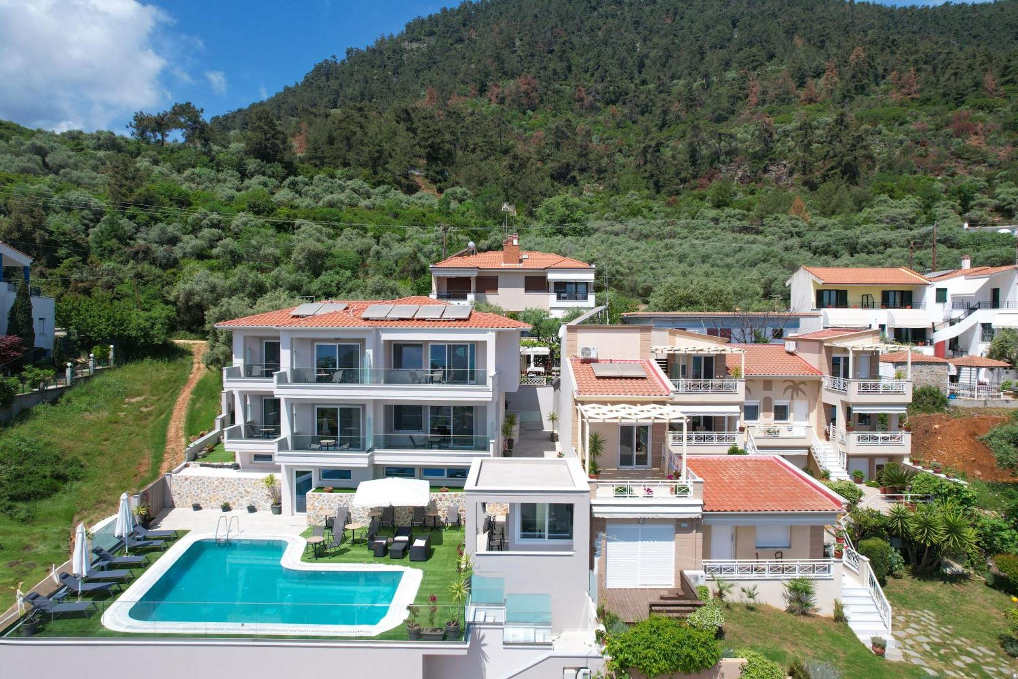 Villa Finikas Thassos Golden Beach Chrisi Ammoudia Exteriör bild