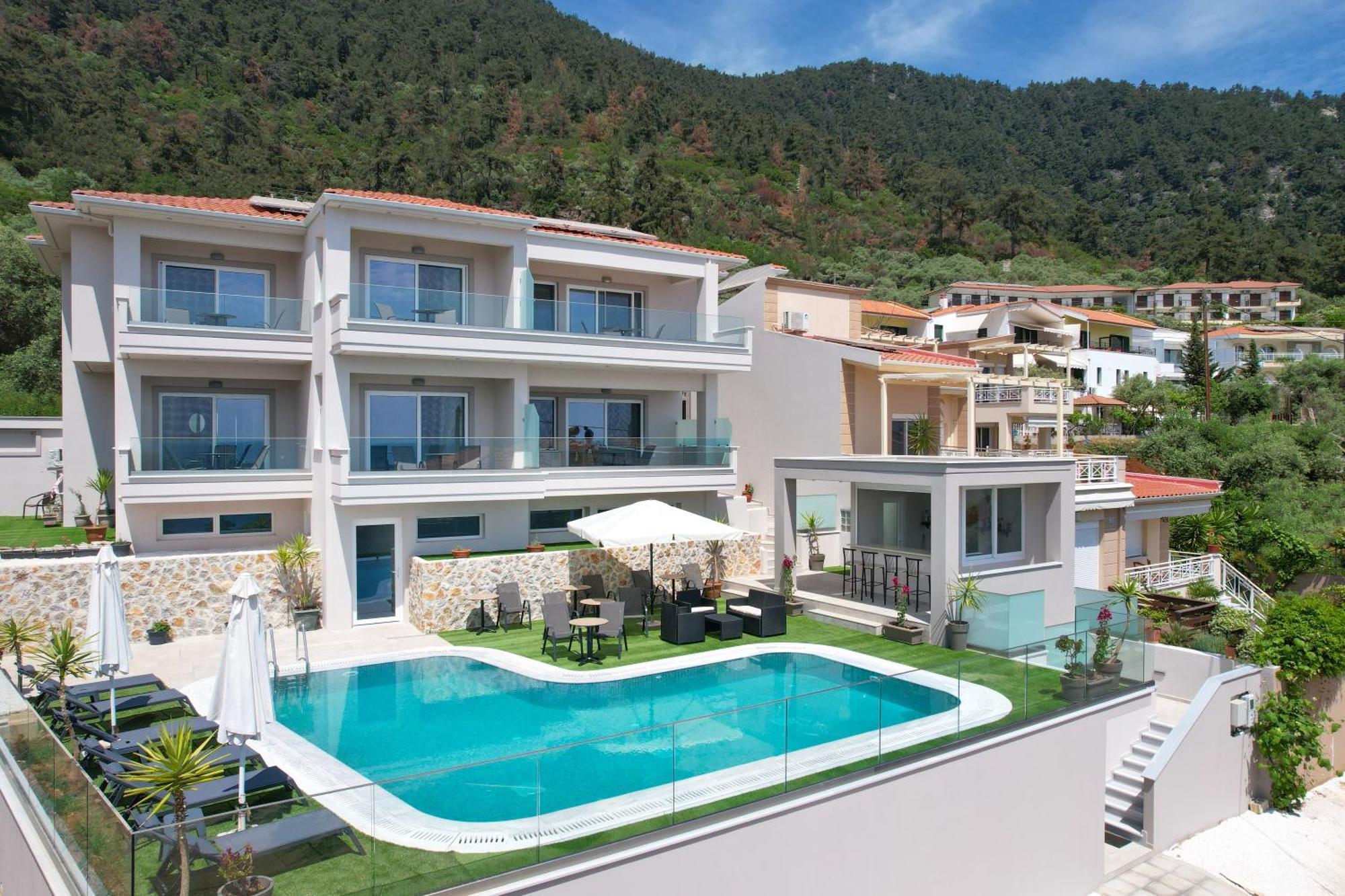 Villa Finikas Thassos Golden Beach Chrisi Ammoudia Exteriör bild