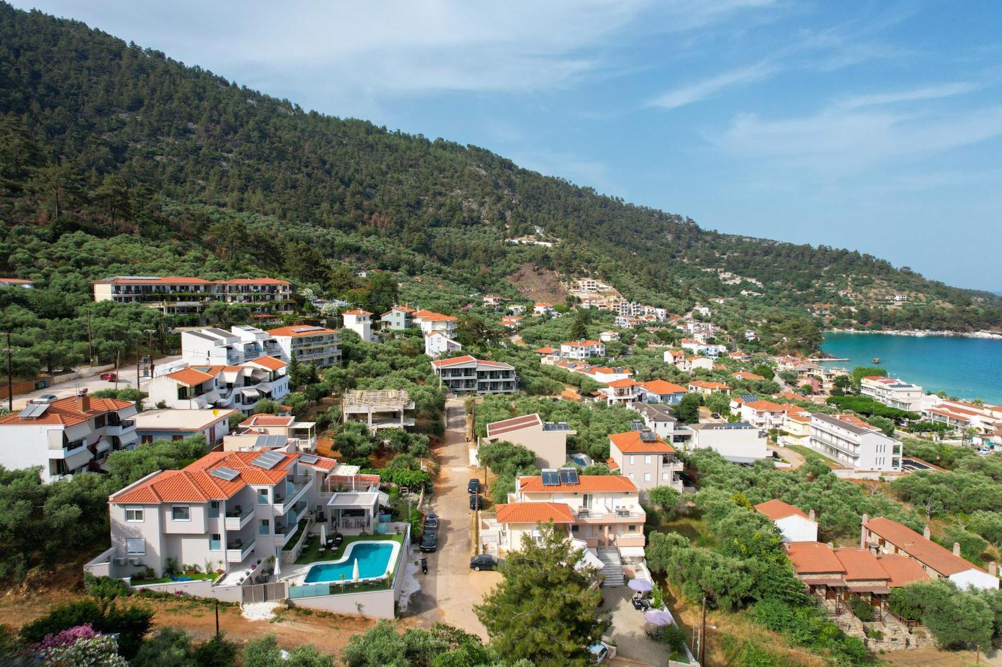 Villa Finikas Thassos Golden Beach Chrisi Ammoudia Exteriör bild