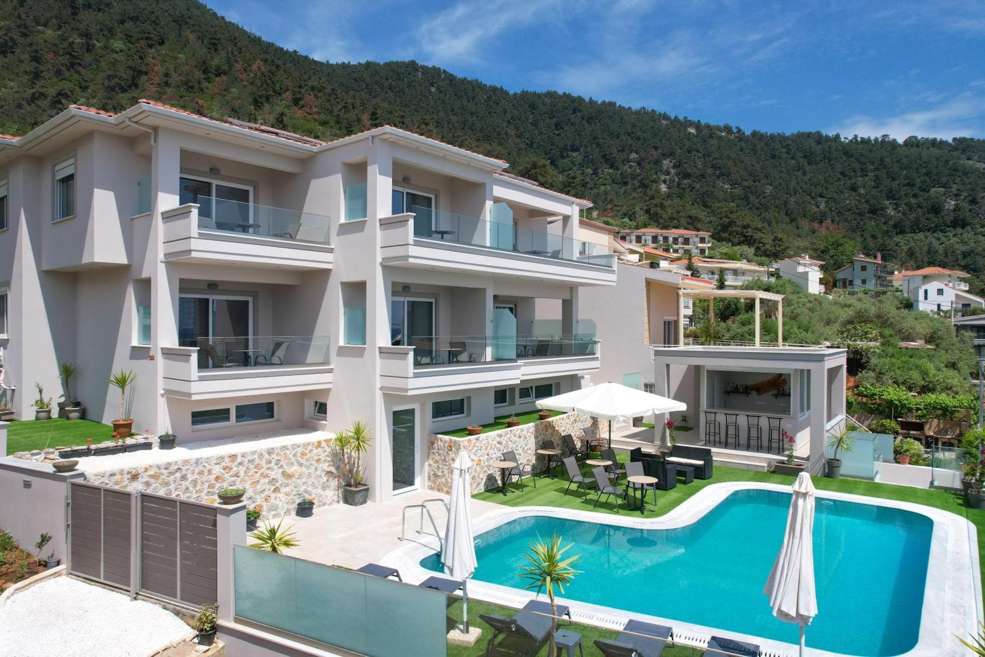 Villa Finikas Thassos Golden Beach Chrisi Ammoudia Exteriör bild