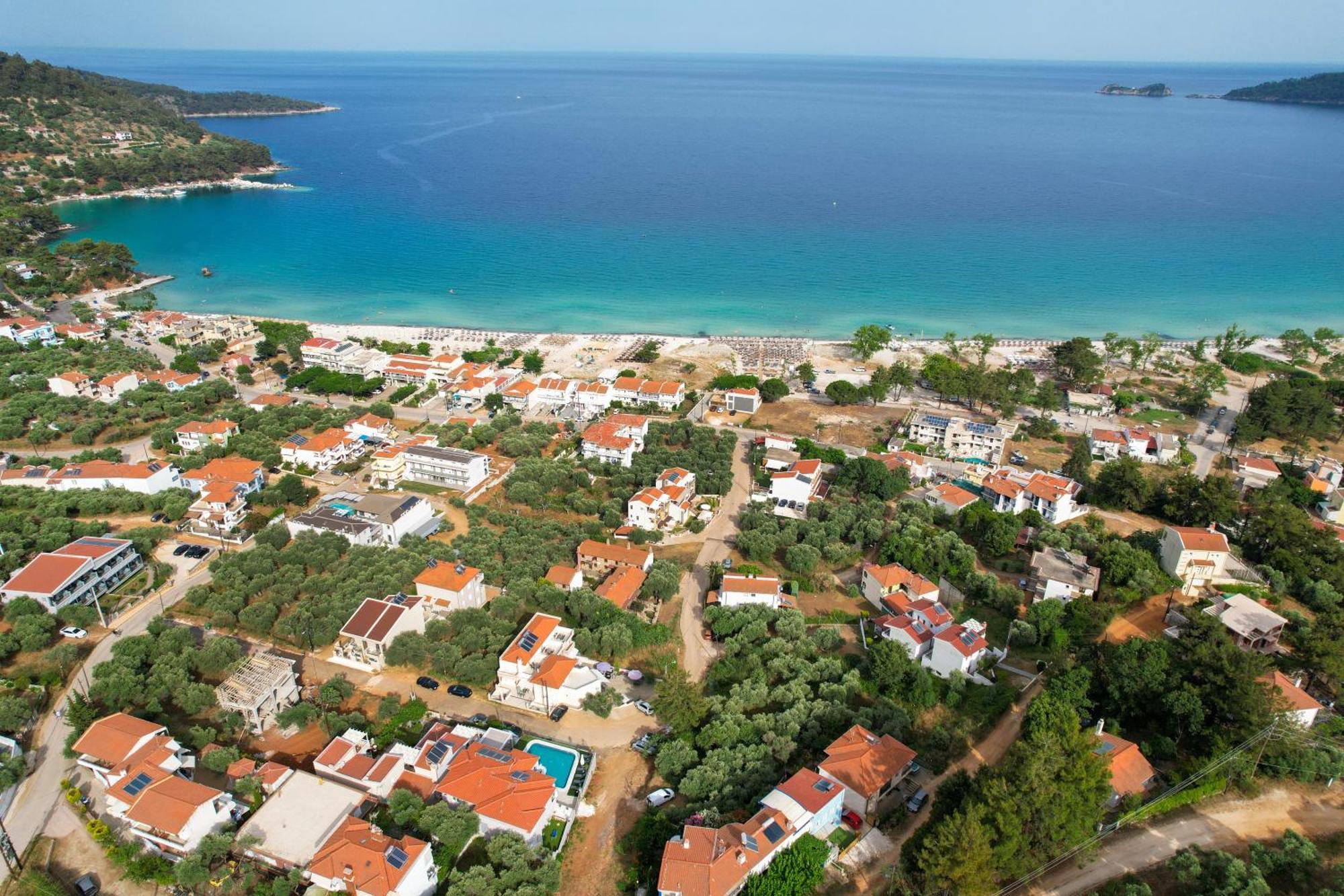 Villa Finikas Thassos Golden Beach Chrisi Ammoudia Exteriör bild