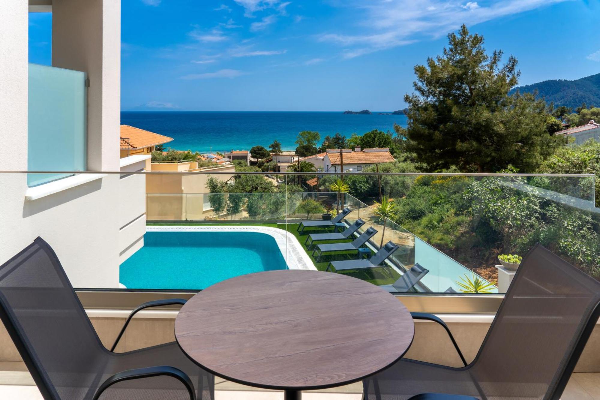 Villa Finikas Thassos Golden Beach Chrisi Ammoudia Exteriör bild