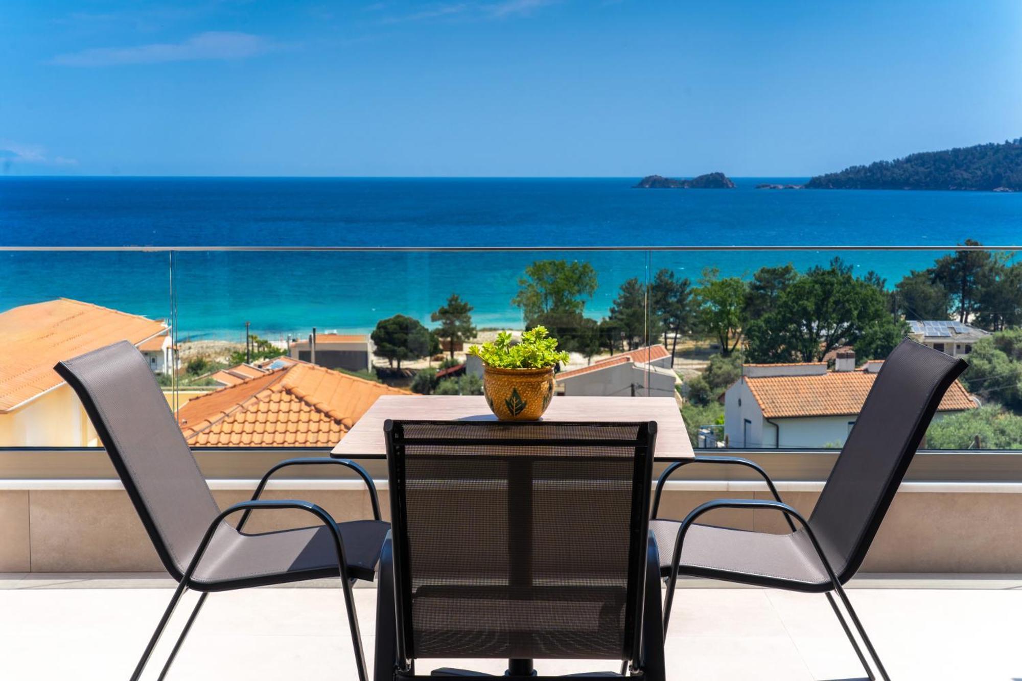 Villa Finikas Thassos Golden Beach Chrisi Ammoudia Exteriör bild