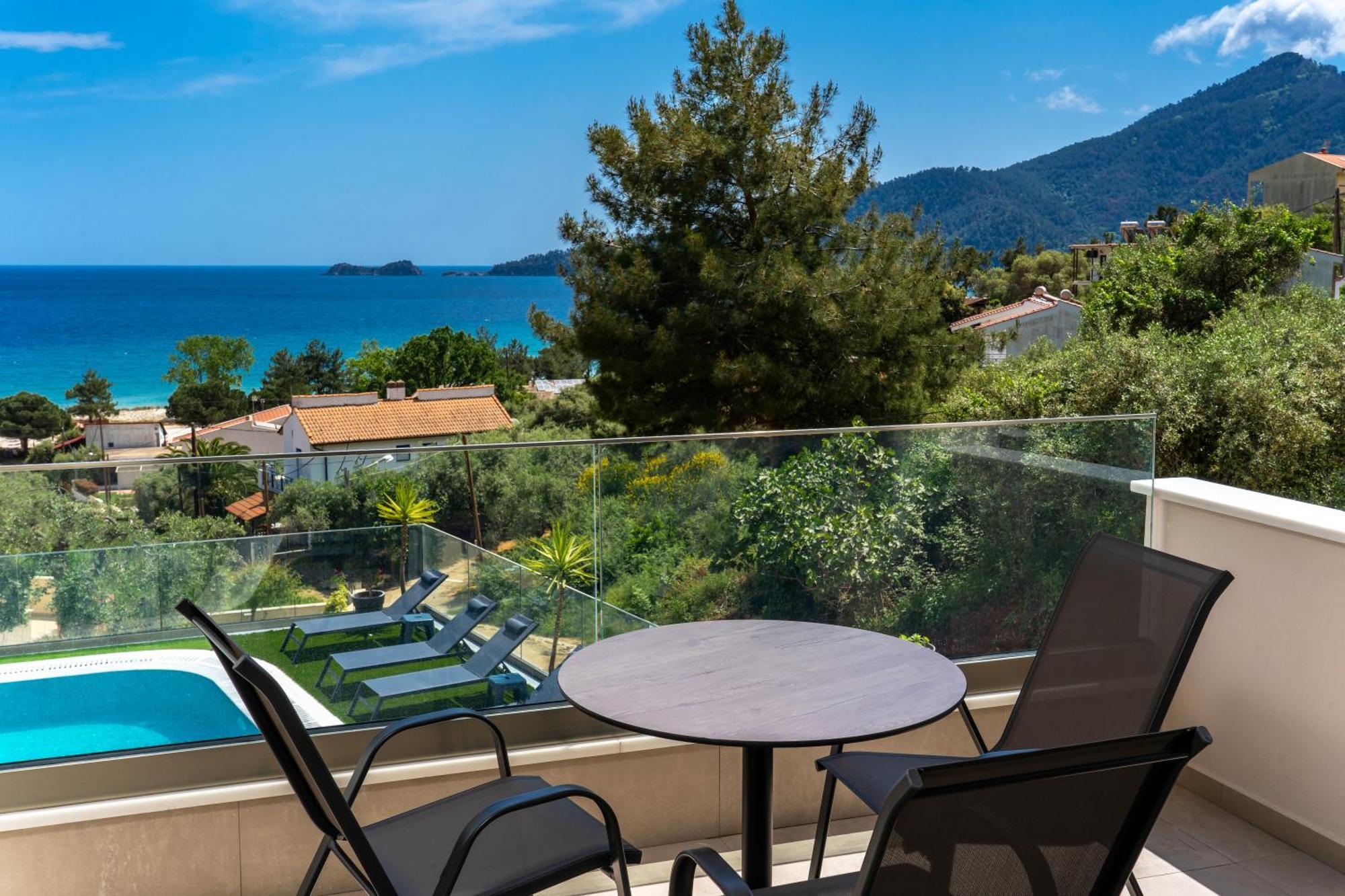 Villa Finikas Thassos Golden Beach Chrisi Ammoudia Exteriör bild