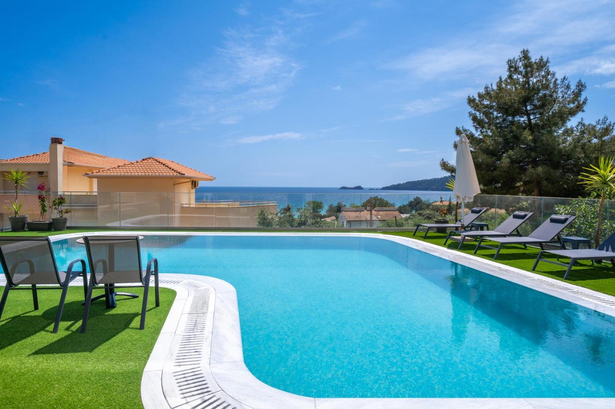 Villa Finikas Thassos Golden Beach Chrisi Ammoudia Exteriör bild